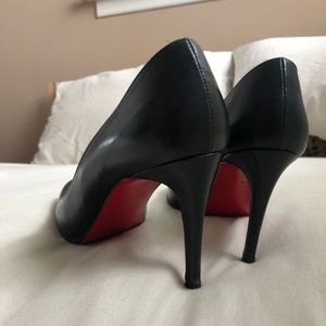 3” Christian Louboutin Black Heels